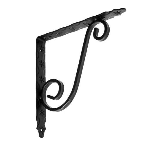 Кронштейн DOMART 225x225 мод.2 /кованый/ черный серия Кострома 4660046013011 1