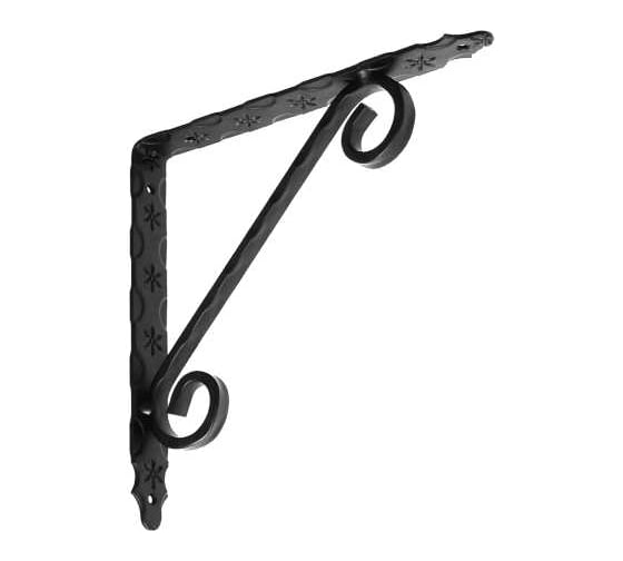 Кронштейн DOMART 225x225 мод.1 /кованый/ черный серия Кострома 4660046013004 1
