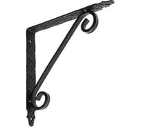 Кронштейн DOMART 225x225 мод.1 /кованый/ черный серия Ярославль 4660046012922