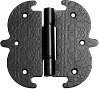 Петля фигурная DOMART 130x140 /кованая/ черный серия Суздаль 4660046002787