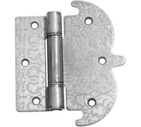 Петля фигурная DOMART 130x110 /кованая/ черненое серебро серия Суздаль 4660046002824