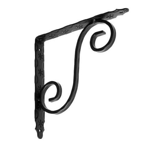 Кронштейн DOMART 225x225 мод.3 /кованый/ черный серия Кострома 4660046013028 1