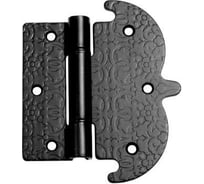 Петля фигурная DOMART 130x110 /кованая/ черный серия Суздаль 4660046002831