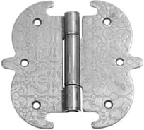 Петля фигурная DOMART 130x140 /кованая/ черненое серебро серия Суздаль 4660046002794