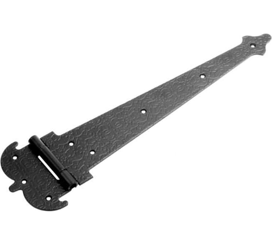 Петля-стрела фигурная DOMART ПС-400 мод.2 /кованая/ черный серия Суздаль 4660046002466 1