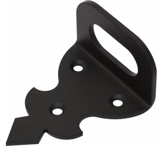 Проушина угловая DOMART "Готика" 75x40x60 черный 4660046021696 1