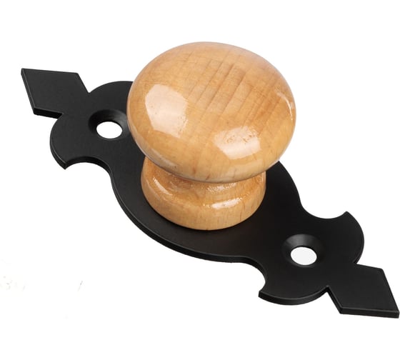 Ручка-кноб на планке DOMART "Готика" черный 4660046021931 1