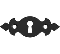 Накладка горизонтальная DOMART с отверстием для ключа "Готика" черный 4660046021979