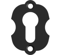 Накладка дверная DOMART под цилиндр замка "Готика" мод. 2 черный 4660046022044