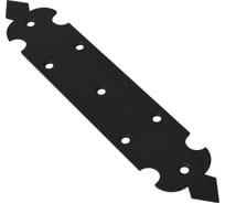 Пластина крепежная DOMART "Готика" 220x40 черный 4660046021740