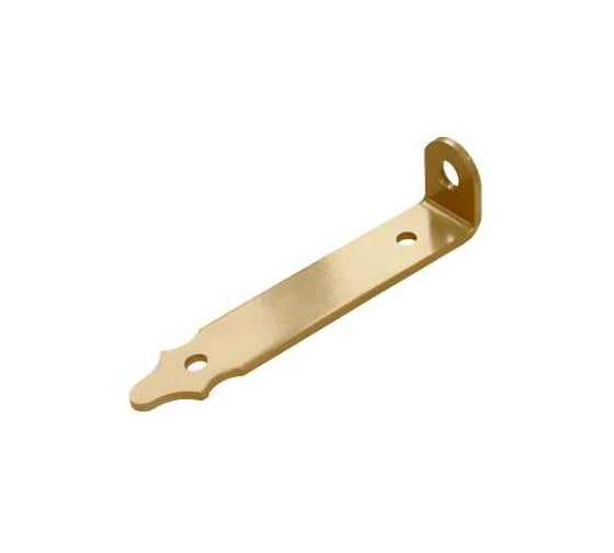 Проушина воротная DOMART 200x45x40 (толщ. 5 мм) золото 4620007789409 1