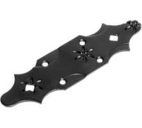 Пластина крепежная DOMART 180x50 кованая черный серия Кострома 4660046007324