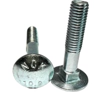 Болт boltnn.ru полукруглая голова квадратный подголовник DIN603 М16х45 10.9 цинк 100 шт 4687207073158