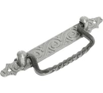 Ручка-скоба DOMART откидная (215) кованая черненое серебро серия Ярославль 4660046003234