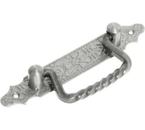 Ручка-скоба DOMART откидная (185) кованая черненое серебро серия Суздаль 4660046003166