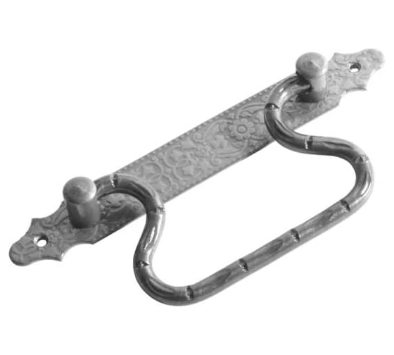 Ручка-скоба DOMART откидная (215) мод.2 кованая черный серия Суздаль 4660046006792 1