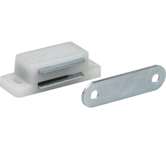 Магнитная защелка замок.su белая - 50шт. 0203.50 1