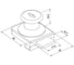 Замок мебельный для витрины замок.su 804 пк хром мастер 301 - 4шт. 0195.4 4