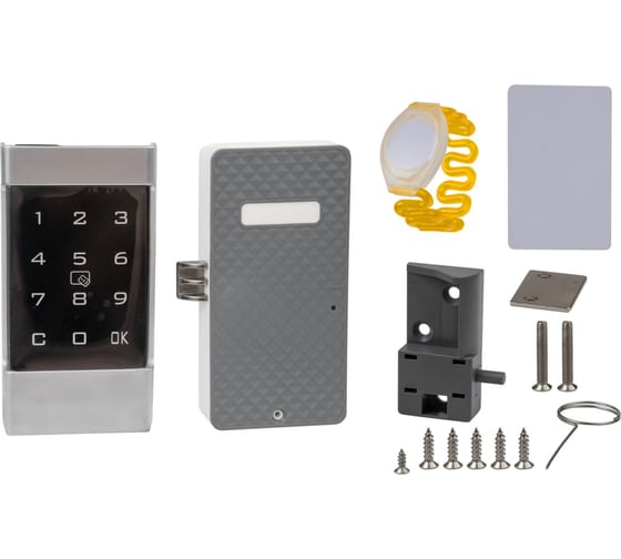 Замок мебельный замок.su электронный DL-1665 ключ желтый. 1665/1 C 1