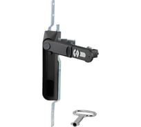 Замок мебельный замок.su MS-1848-3KA/P ригель изогнутый /+8 мм/, ключ бабочка 0986 KA/P