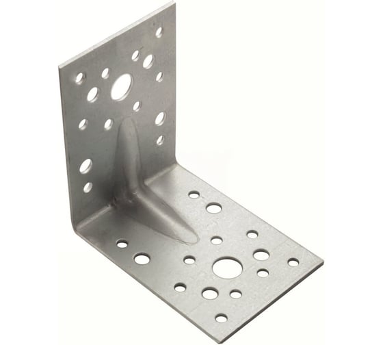 Крепежный угол КрепСтройГрупп KU-125х125х65х2 мм, 8 шт, 146819 1