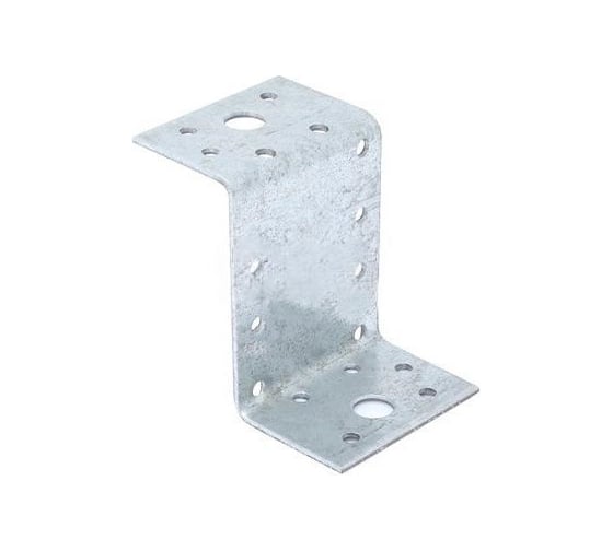 Крепежный угол Z-образный КрепСтройГрупп KUZ-55х105х90х2 мм, 8 шт, 146820 1