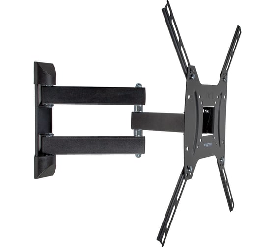 TV-кронштейн KROMAX кр. стал. наст. для TV 15"-55", max 35 кг, 5 ст св., нак. +5-12 OPTIMA-404 black