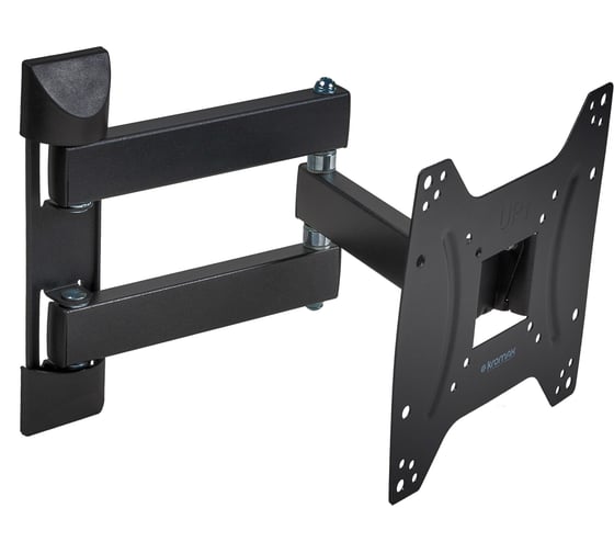 TV-кронштейн KROMAX кр. стал. наст. для TV 15"-55", max 35 кг, 5 ст св., нак. +5-12 OPTIMA-404 black