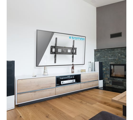 Кронштейн для LED/LCD KROMAX диагональ экрана 32"-90", нагрузка 81 кг STAR-1 black