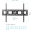 Кронштейн для LED/LCD KROMAX диагональ экрана 32"-90", нагрузка 81 кг STAR-1 black 5