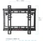 TV-кронштейн KROMAX кр. стал. наст. для TV 15"-47", max 35 кг, нак. 0-10 Arm media STEEL-6 black 5