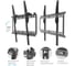 Кронштейн для LED/LCD/PLASMA телевизоров KROMAX 32"-90", max 55 кг IDEAL-2 black 3