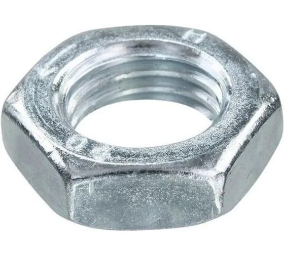 Гайка КРЕП-КОМП низкая, оцинкованная DIN439 м3 пр.8 (50000шт) гн3 1