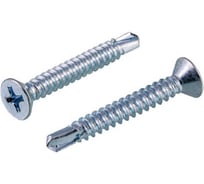 Саморез КРЕП-КОМП потай, цинк 5.5 x 38 сверло, DIN 7504P Малая фасовка (40шт) спм5538мф