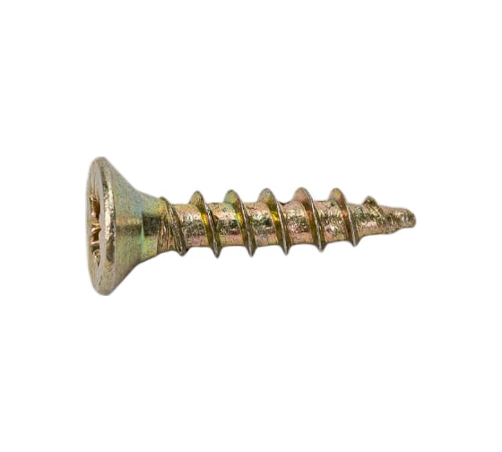 Саморез КРЕП-КОМП желтый цинк POZY 2,5x12, 500 шт. жд2512мф 1