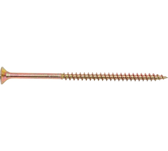 Саморез КРЕП-КОМП желтый цинк POZY 6x110, 5 шт. жд6110мф
