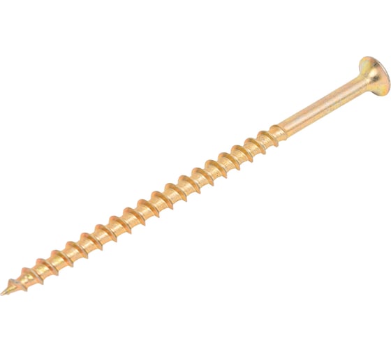 Саморез РУССКИЙ САМОРЕZ крупный шаг СГКД 4,8х90 цинк/ж упак/1 кг СГКД ЖЦ 4,8х90/1 1