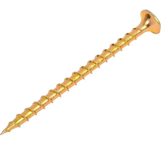 Саморез РУССКИЙ САМОРЕZ крупный шаг СГКД 3,5х55 цинк/ж упак/3 кг СГКД ЖЦ 3,5х55/3