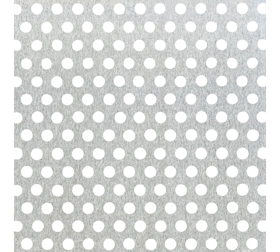 Лист с круглыми отверстиями ALBERTS шл., 120x1000x0,8 мм 464233 1