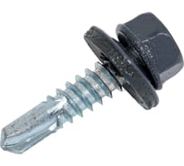 Кровельные саморезы Госкреп КРС, RAL7024, 6,3х25мм, 80шт, тк=16 14-0022222