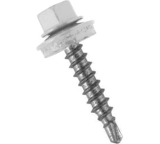 Кровельные саморезы Госкреп КРС, RAL9003, 5,5х51мм, 40шт, тк=16 14-0022296 1