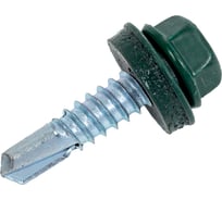 Кровельные саморезы Госкреп КРС, RAL6005, 6,3х25мм, 80шт, тк=16 14-0022210