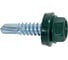 Кровельные саморезы Госкреп КРС, RAL6005, 6,3х25мм, 80шт, тк=16 14-0022210 3