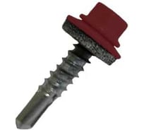 Саморез кровельный Госкреп 5,5х25мм, RAL3011, коричнево-красный, 250шт, пл.конт 1150мл, т, тк=6 2-0017170