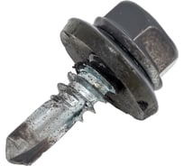 Кровельные саморезы Госкреп КРС, RAL7024, 6,3х19мм, 100шт, тк=16 14-0022221