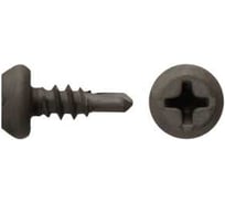 Саморез Госкреп ШСММ, сверло, 3,5х9,5мм, фосфатированный, 1000шт, пл.конт 500мл, тк=10 1-0021130