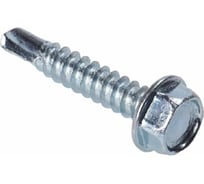 Кровельные саморезы Госкреп КРС, белый цинк, DIN7504K, 5,5х64мм, 40шт, тк=16 14-0022175