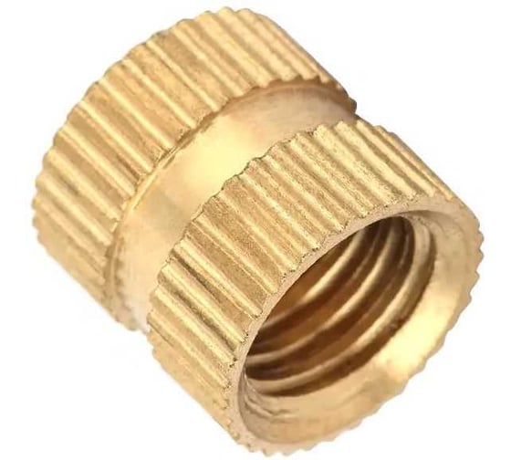 Втулка резьбовая ЦКИ сквозная, М4х6мм, латунь, 5шт 6393407 1