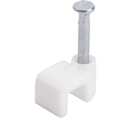 Пластиковая плоская скоба Volsten 4 мм 50 шт. V02-6W-2-04-050 9556