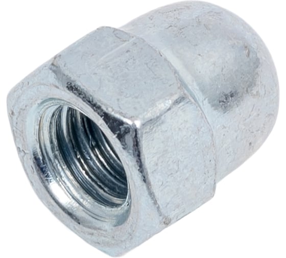 Гайка колпачковая М6 цинк DIN 1587, 350 шт Крепстор 4665316945597